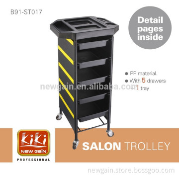 Multi-fonction salon trolley. Hair salon trolleys. Beauty Trolley. Tool trolley